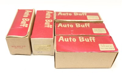 Lot 2764 - Auto Buff models – including Model A Coupe, 1953 Ford Pick-up, 1953 Ford Panel, Ford Model A Pick-up Roadster top-off, 1953 Ford Pick-up – all boxed (5)