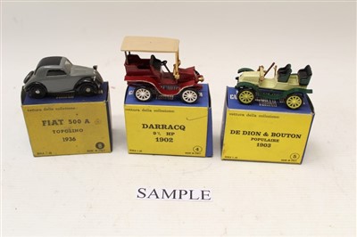 Lot 2765 - Selection of boxed European models – including Museo Dell Automobile, Carlo Biscaretti Di Ruffia Torino (x 12), Ifabex best box Series (x 5), Ziss Modell (x 4), plus others (qty)