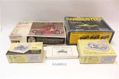 Lot 2780 - Selection of unconstructed model car kits – including Airfix, Monogram, Matchbox, etc (qty)