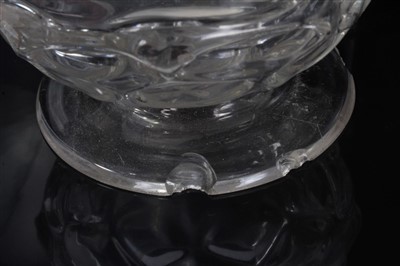 Lot 301 - Georgian Glass Vase with silver coin