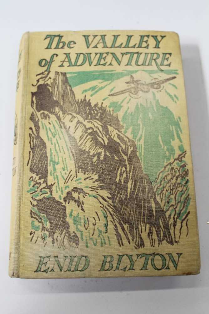 Lot 2459 - Enid Blyton Books  included signed 1947 The Valley of Adventure and other books