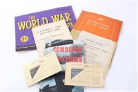 Lot 513 - Group of Military Ephemera together with brass buckle and sundries