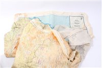 Lot 515 - Group of Second World War silk escape maps
