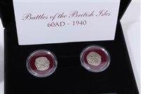 Lot 7 - World – The London Mint Office mixed silver coins – to include Ancient 11th Cent. Deniers (x 2) (N.B. with documentation of Authenticity), English – circa 1272 – 1307AD Edward I silver Penny.  AVF,...
