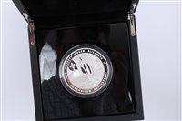 Lot 11 - G.B. The Royal Mint 60th Anniv. of The Queen’s Coronation Silver Proof Five-Ounce £10 coin 2013 – in case of issue with Certificate of Authenticity (1 coin)