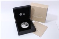 Lot 12 - G.B. The Royal Mint 100th Anniv. of The First World War Silver Proof Five-Ounce £10 coin 2014 – in case of issue with Certificate of Authenticity (1 coin)