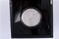 Lot 31 - G.B. The Royal Mint – 100th Anniv. of The First World War Silver Proof Five-Ounce £10 coin 2015 – in case of issue with Certificate of Authenticity (1 coin)