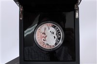 Lot 34 - G.B. The Royal Mint – The Queen’s Beasts ‘The Red Dragon of Wales’ Silver Proof Five-Ounce £10 coin 2018 - in case of issue with Certificate of Authenticity (1 coin)