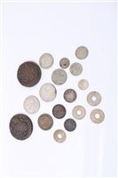 Lot 56 - World – mixed coinage – to include Russia copper 5 Kopeks 1784EM.  VG – AF, 1789KM.  VG, a small amount of silver and others (qty)