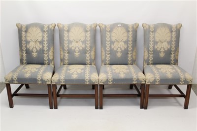 Lot 1594 - Set of four dining chairs