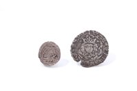 Lot 77 - G.B. mixed silver hammered coinage – to include circa 1464 – 1470, Edward IV Canterbury, light coinage Half Groat (N.B. small crack to flan and loss at 7 o’clock position), otherwise GF, Elizabeth...