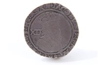Lot 80 - G.B. silver hammered James I Shilling m/m Tower fifth bust, circa 1612 – 1613 (N.B. some slight clipping to flan), otherwise GF – VF (1 coin)