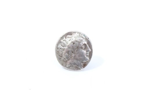Lot 109 - Ancients – A Greek Macedonian Kingdom Philip II, circa 359 – 336BC silver Stater (weight 4 grams).  Obv. Laur. Head of Apollo right.  Rev.  Galloping Biga.  VF (1 coin)