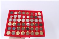 Lot 111 - World – mixed coinage contained in small six-drawer cabinet – to include some Ancients, silver and other issues (qty)