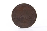 Lot 116 - France – AE comm. medallion – The Execution of Marie Antoinette 1793, by Küchler (N.B. minor edge bruises), otherwise GEF (1 medallion)