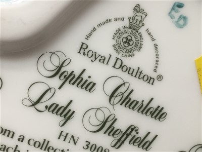 Lot 2047 - Four Royal Doulton Gainsborough Ladies- HN3007, HN3008, HN309, HN3010