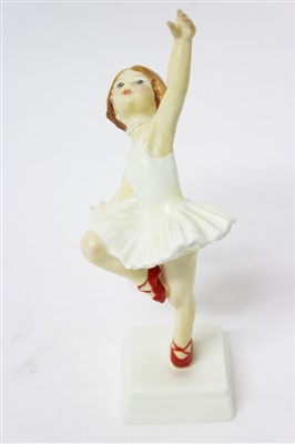 Lot 2050 - Royal Worcester Figure- Red Shoes 3258