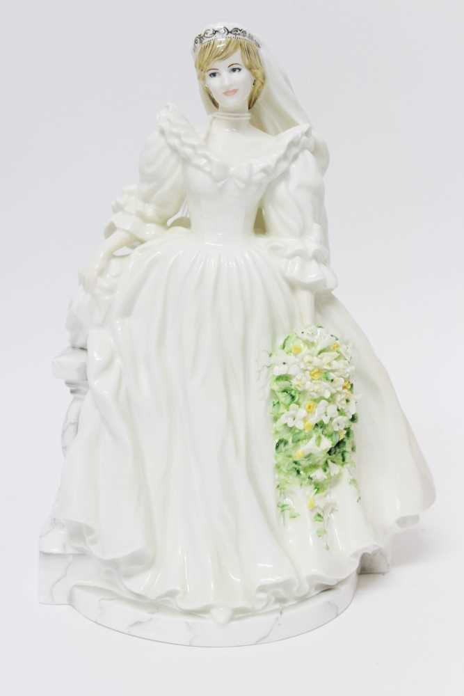 Lot 2056 - Limited edition Coalport Figure- The Princess of Wales. No. 1059 of 5000