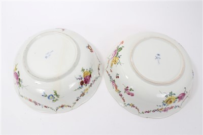 Lot 181 - Pair of 18th century Meissen porcelain bowls