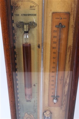 Lot 1287 - 19th century Admiral Fitzroy barometer