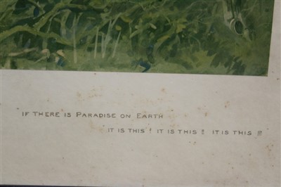 Lot 938 - Snaffles (Charles Johnson Payne 1884-1967) signed print “If There Is Paradise On Earth”, “It Is This! It Is This!! It Is This!!!”, with Snaffle blindstamp, in glazed frame
