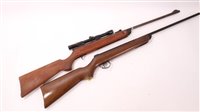 Lot 917 - BSA Meteor .177 Calibre Rifle together with a BSA .177 Air Rifle with Scope