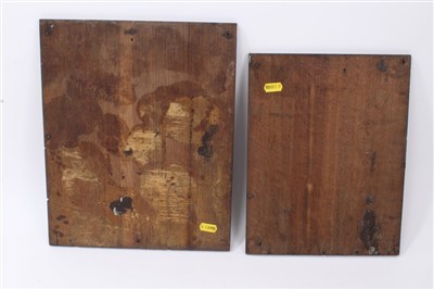 Lot 876 - Two Seventeenth Century carved wood panels