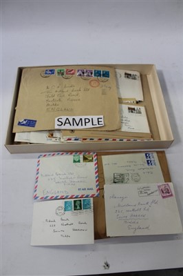 Lot 2556 - Stamps in two boxes GB and World