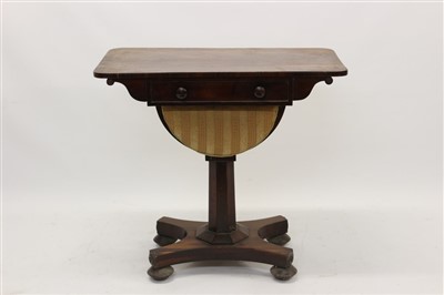 Lot 1656 - William IV coromandel work table