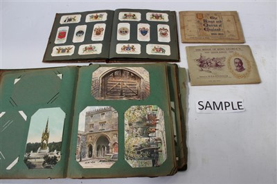 Lot 2564 - Cigarette cards and postcards