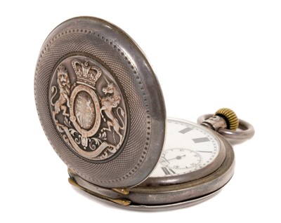 Lot 4 - Late Victorian Royal / Diplomatic Presentation silver hunter pocket watch