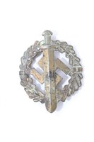 Lot 524 - Nazi SA Sports Badge with narrow pin backing