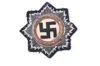 Lot 532 - Scarce Nazi The German Cross Badge (cloth variant)