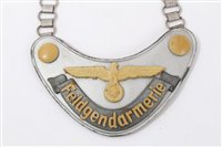 Lot 538 - Second World War Nazi Feldgendarmerie Gorget