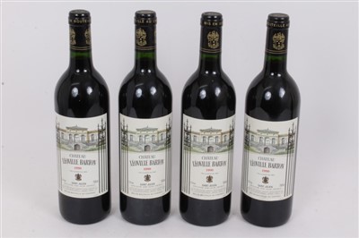 Lot 788 - Wine - four bottles, Château Leoville Barton 1990