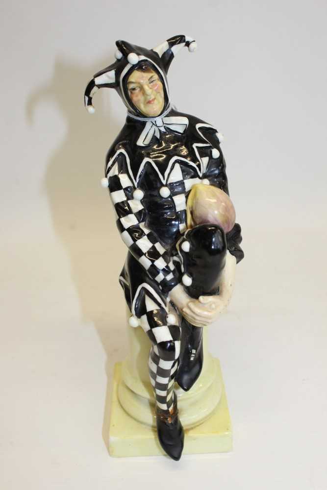 Lot 2105 - Rare Royal Doulton figure - The Jester in
