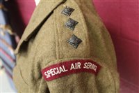 Lot 606 - Collection of SAS Uniforms to include 1949 pattern Battledress blouse