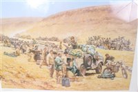 Lot 609 - Peter Archer- The Convoy, signed limited edition print, no. 505 / 850.