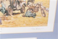 Lot 609 - Peter Archer- The Convoy, signed limited edition print, no. 505 / 850.