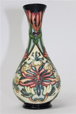 Lot 2060 - Moorcroft pottery vase with tube-lined decoration, dated 2004, 16.5cm high