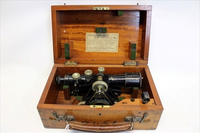 Lot 196 - Theodolite by Hall Brothers, Clerkenwell