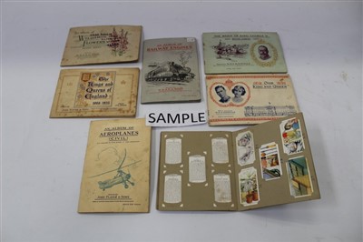 Lot 2504 - Cigarette cards selection – including Lambert & Butler Motor Cars, Players large cards, Racing Yachts, Old Naval Prints, plus others