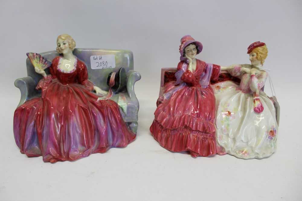 Lot 2080 - Two Royal Doulton figures – The Gossips HN1429 and Sweet and Twenty HN1298