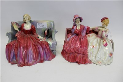 Lot 2080 - Two Royal Doulton figures – The Gossips HN1429 and Sweet and Twenty HN1298
