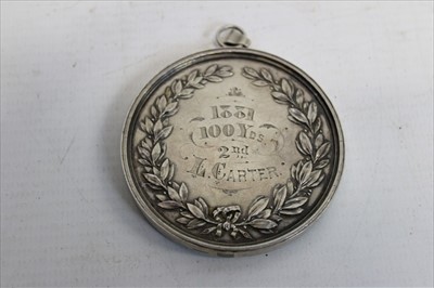 Lot 3540 - Oxford University silver medal