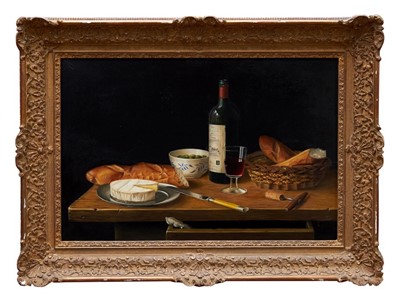 Lot 1096 - *Brian Davies, oil on canvas - still life