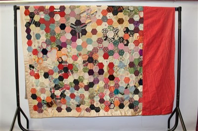Lot 3055 - Four Victorian Patchwork Quilts