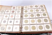 Lot 138 - G.B. mixed coinage contained in two albums, with a quantity of pre-1947 silver noted and others (qty)
