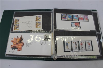 Lot 2535 - Stamps – G.B. and World collection in albums – including FDC’s, presentation packs, stockbooks