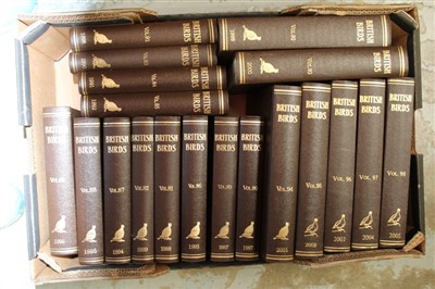 Lot 2508 - Books – bound volumes of British Birds, volumes 80 – 98, 2005